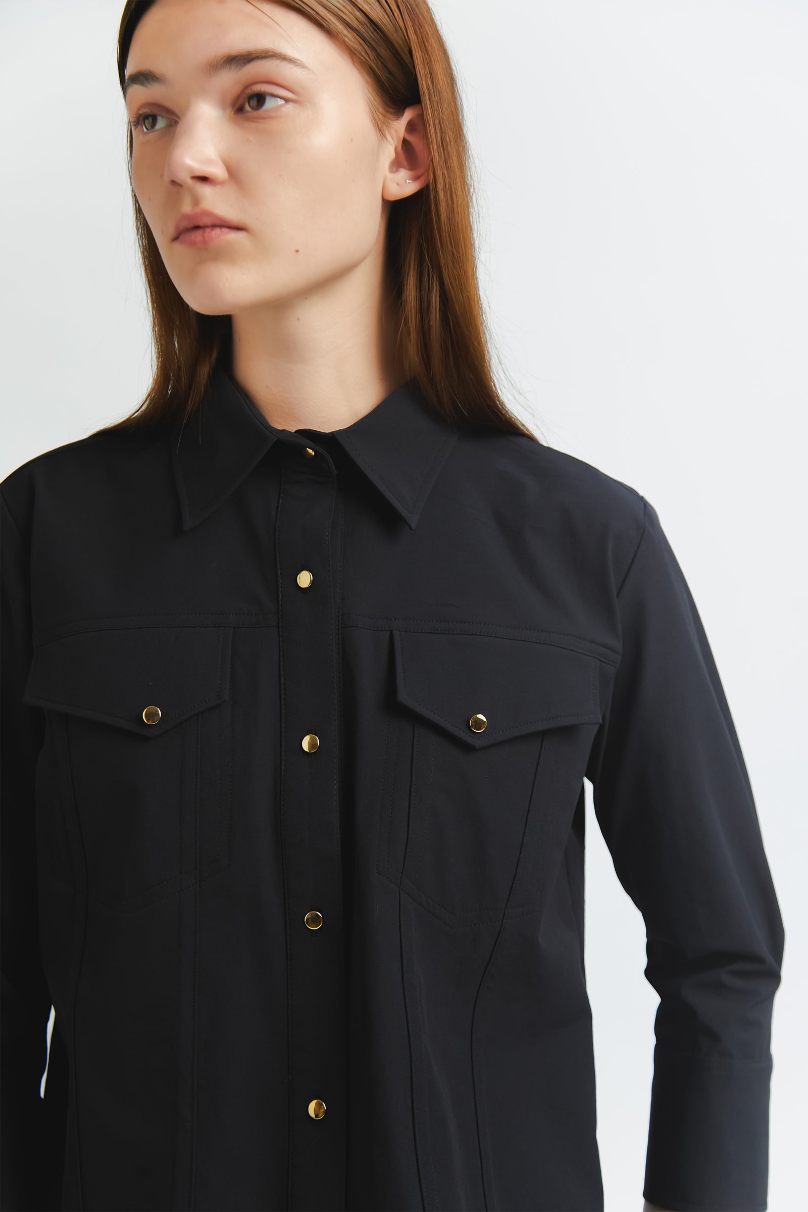 RHEA SHIRT BLACK