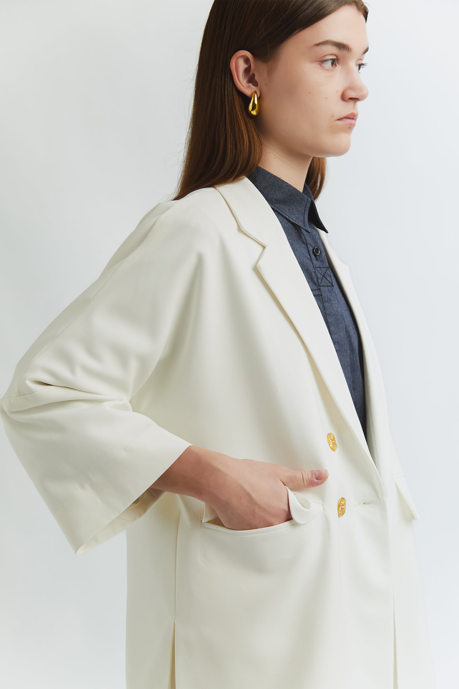 DAPHNE BLAZER WHITE