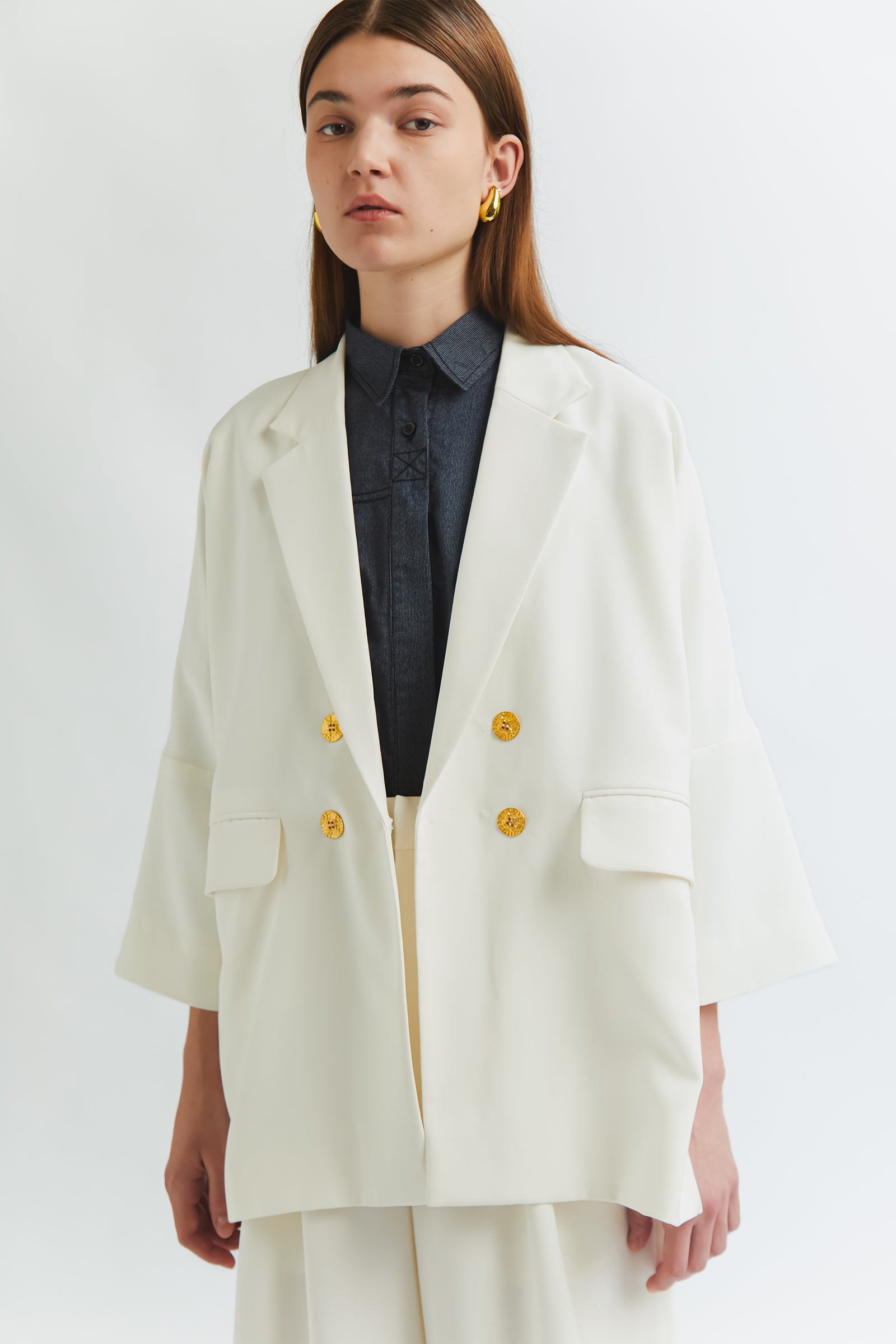 DAPHNE BLAZER WHITE