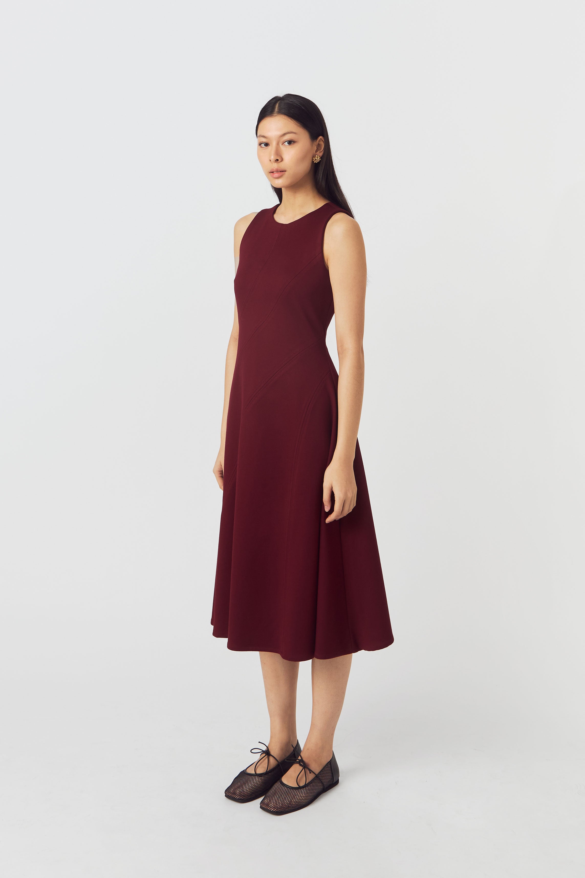 MAJIKA DRESS MAROON