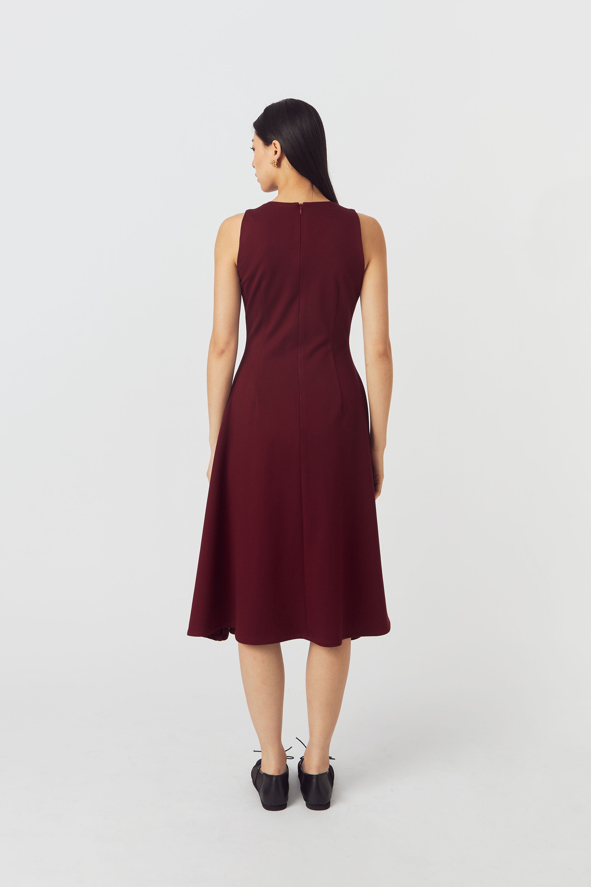 MAJIKA DRESS MAROON