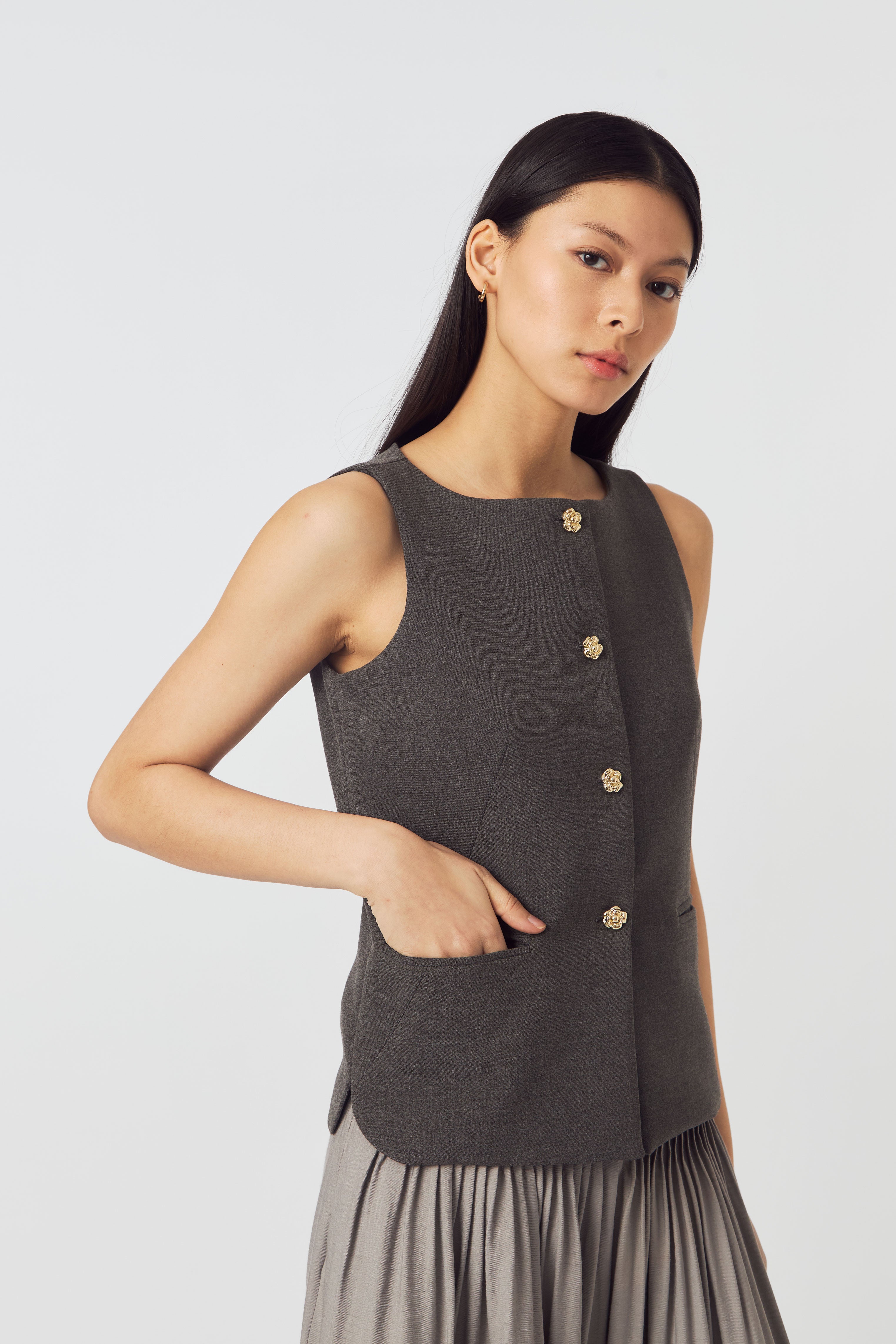 JUDY TOP GREY